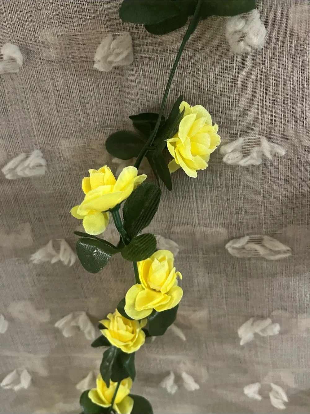 Yellow Rose String Garland - Home Accents